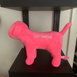 Vs pink large dog plush